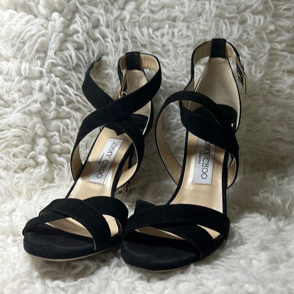 Jimmy Choo LOTTIE Size: 7 OSUE 028 Black - Picture 1 of 6